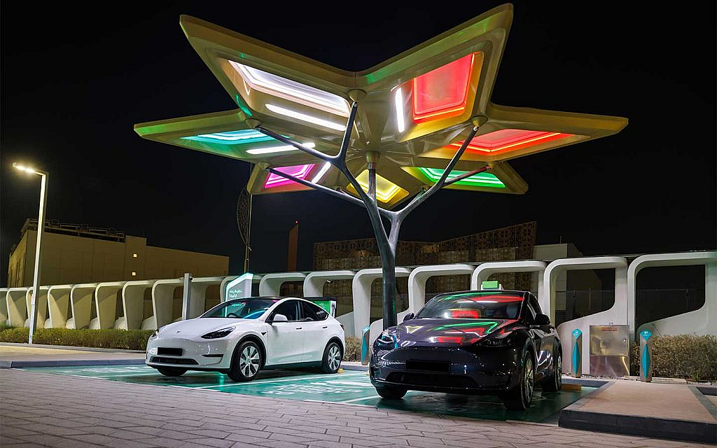 DEWA EV chargers locator