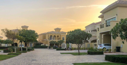non-luxury areas to rent a villa in dubai
