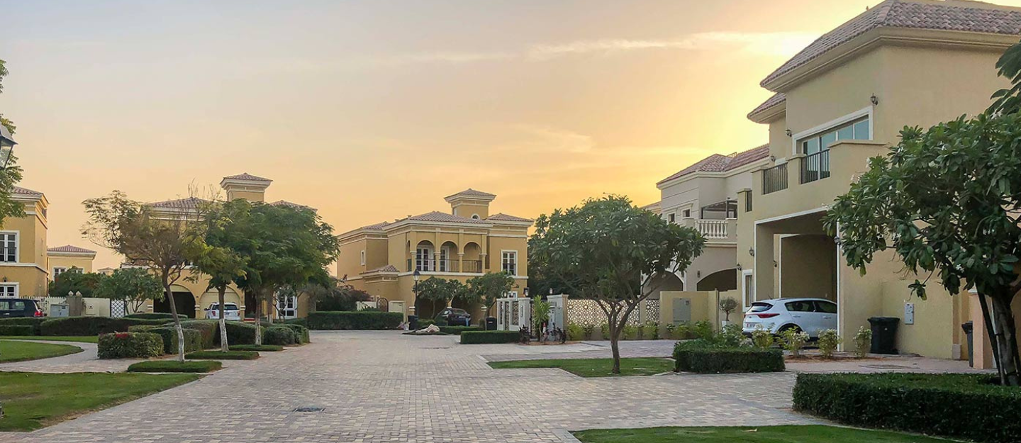 non-luxury areas to rent a villa in dubai