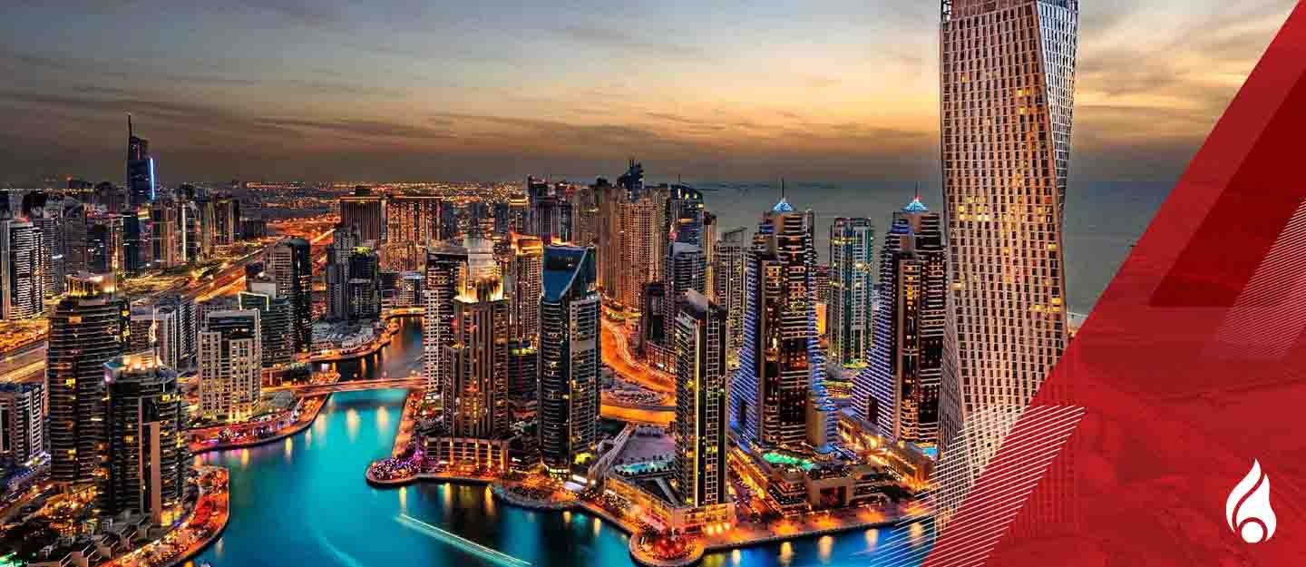عقارات دبي وشعار دوبيزل