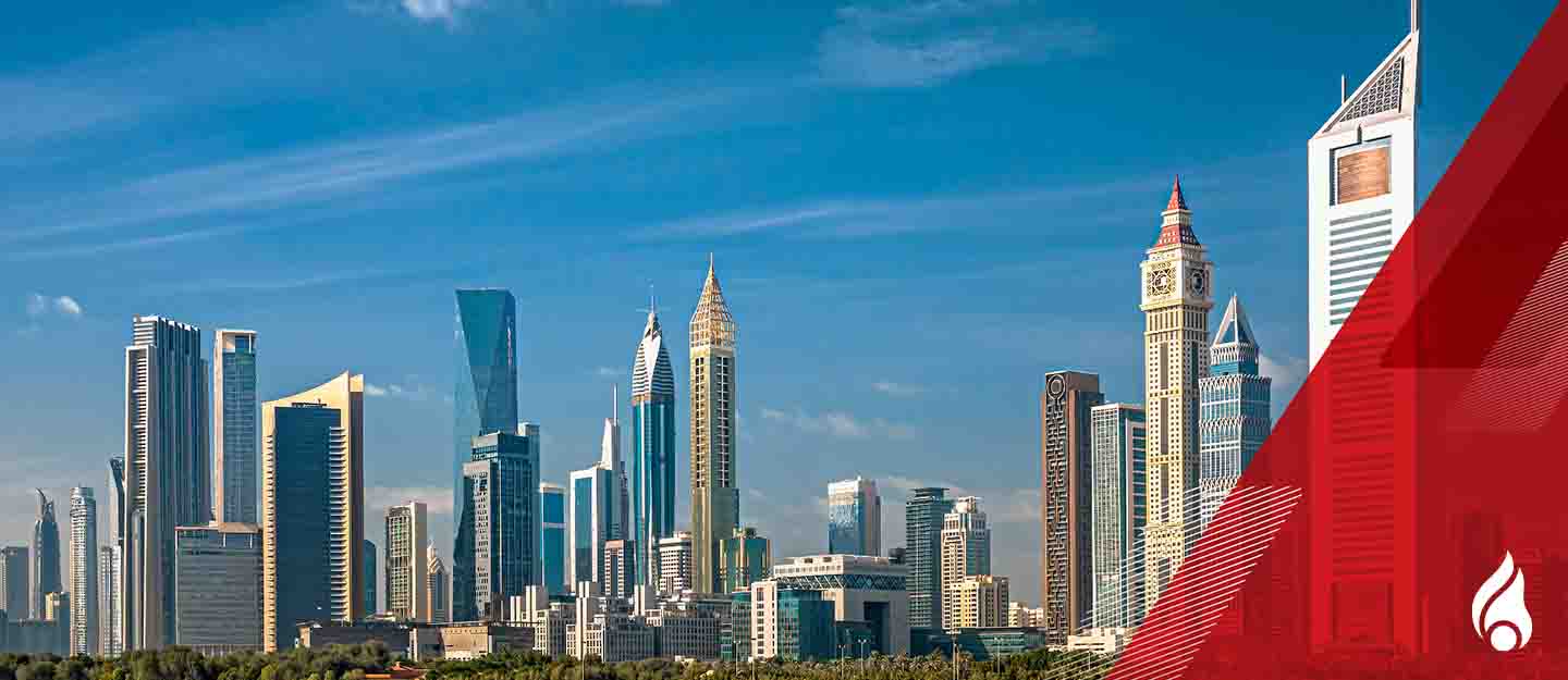 عقارات دبي وشعار دوبيزل