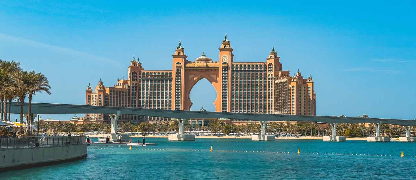 فندق اتلانتس في جزيرة النخلة في دبي