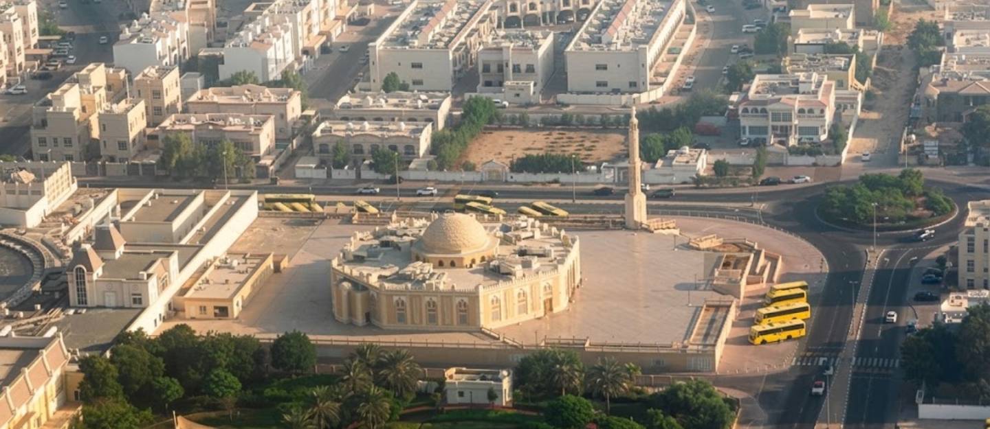 aerial view of mirdif