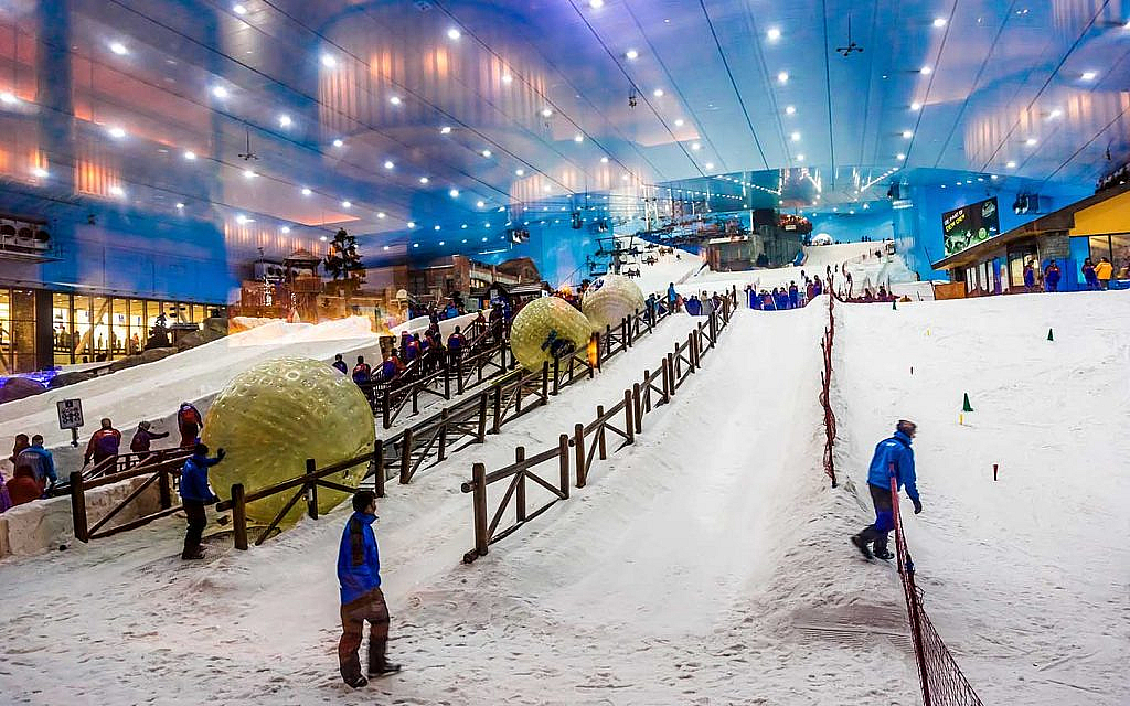 places to go in dubai for winter sports