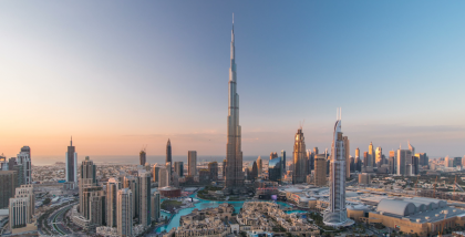 صورة جوية لأبراج دبي