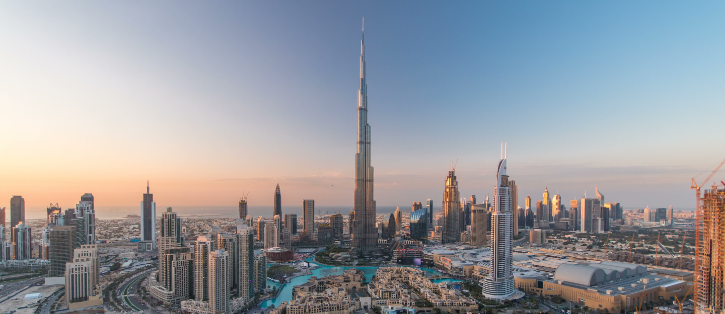 صورة جوية لأبراج دبي