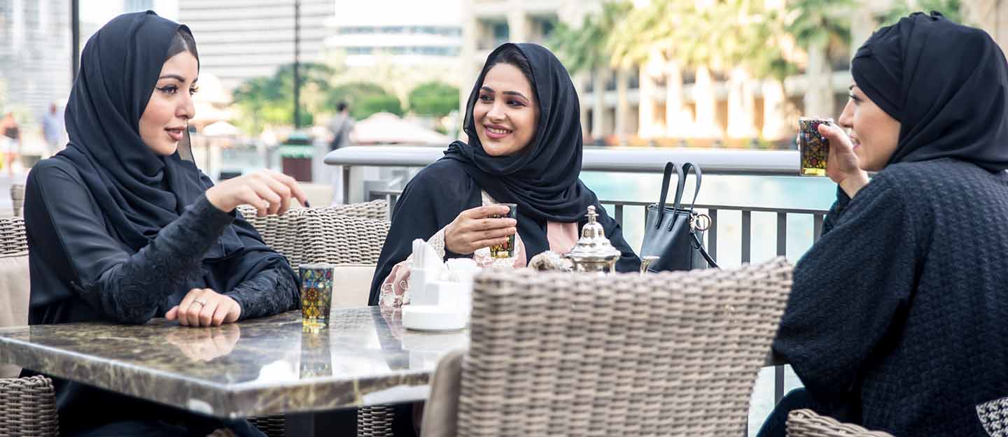 Dubai areas with outdoor cafes