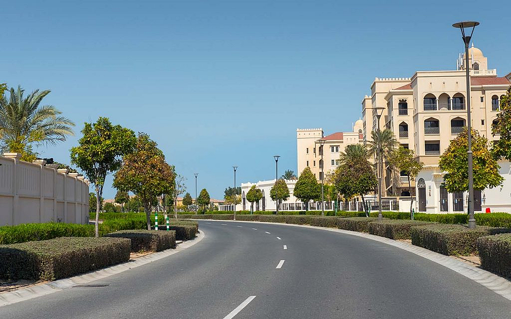 شارع في جزيرة السعديات