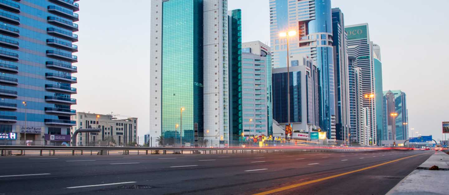 ابراج في شارع الشيخ زايد