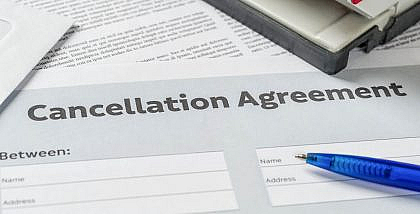 cancellation of lease contract in Ajman