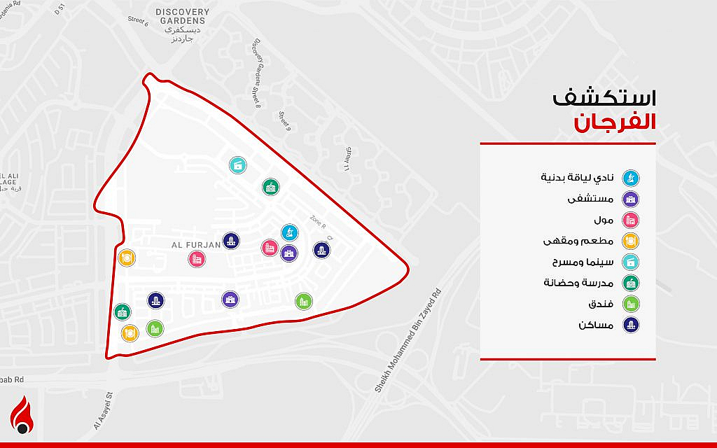 نظرة على منطقة الفرجان