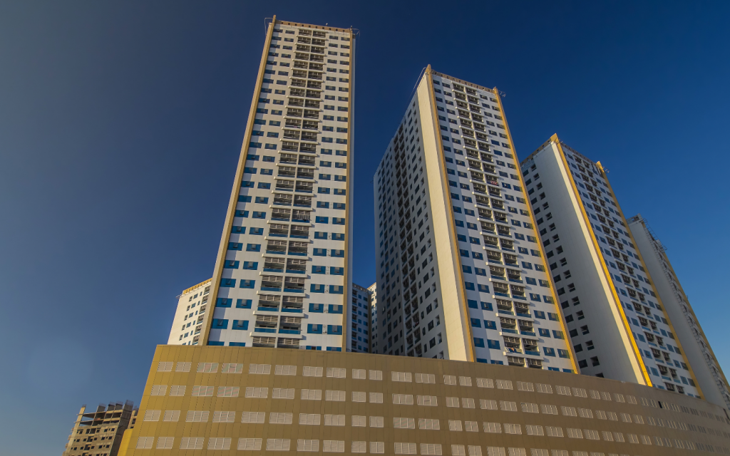 Modern apartment complex