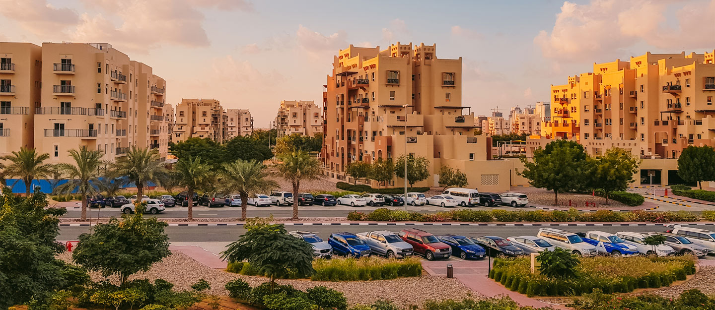 إحدى المناطق السكنية في دبي
