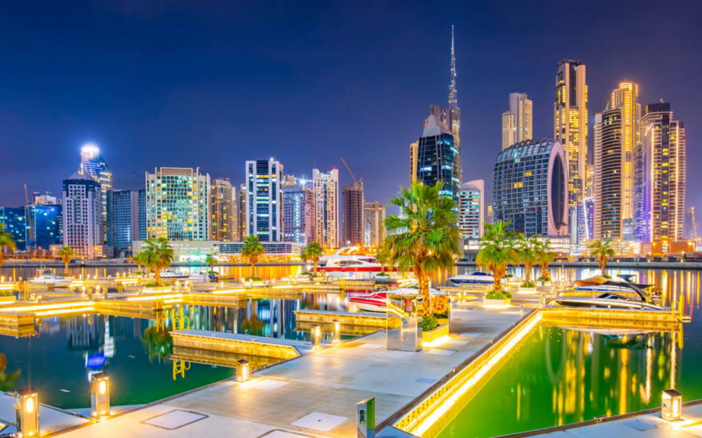 Iconinc view of business bay
