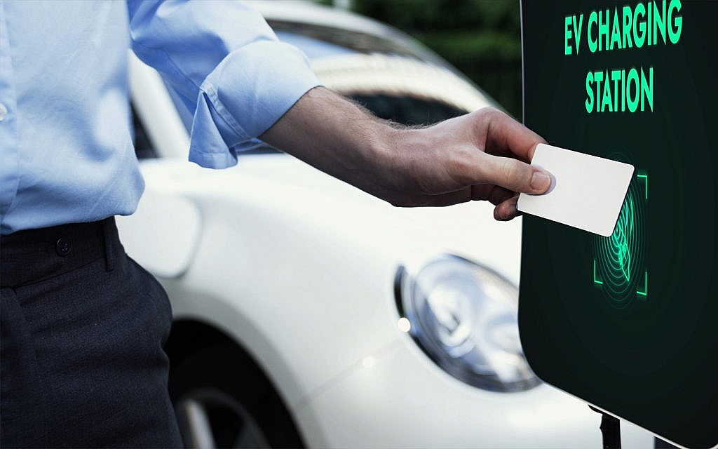 DEWA charging stations can be accessed via the green card