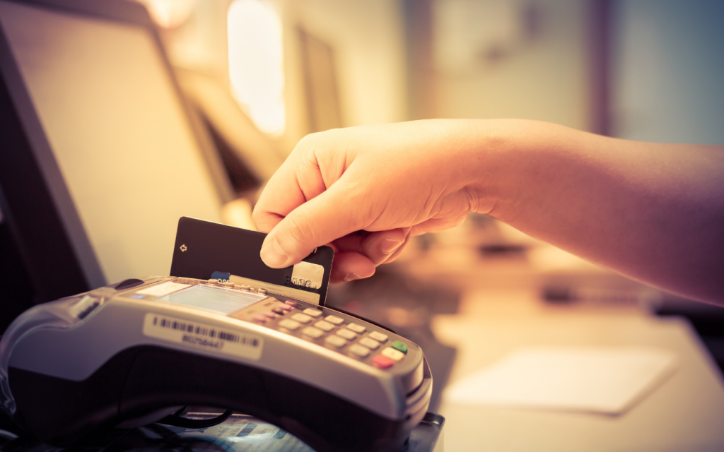 paying through credit car