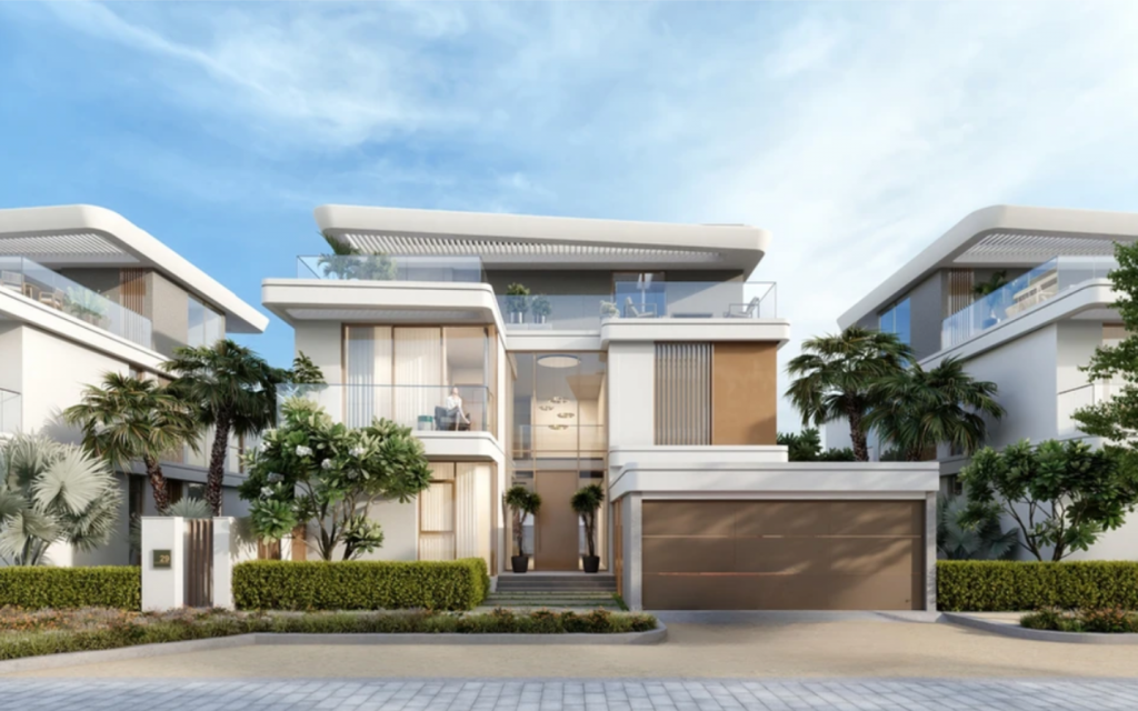 Exterior of a villa in Woodland Residences