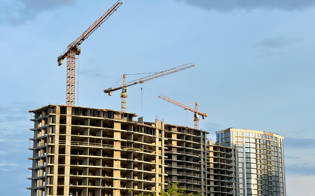 A building under construction