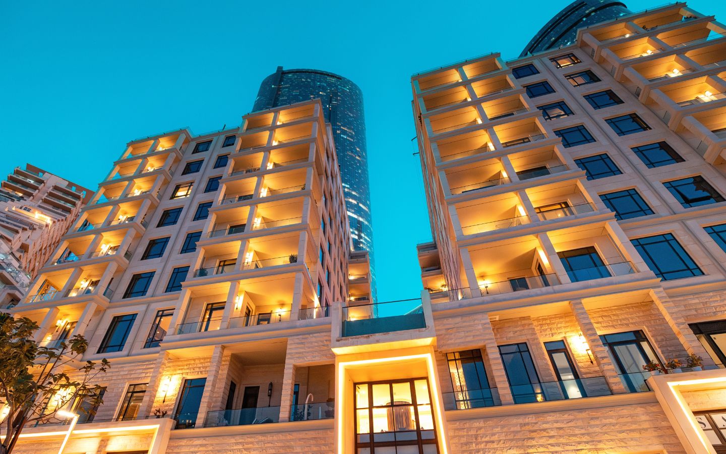 Building from one of the non-luxury areas to buy an apartment in Abu Dhabi