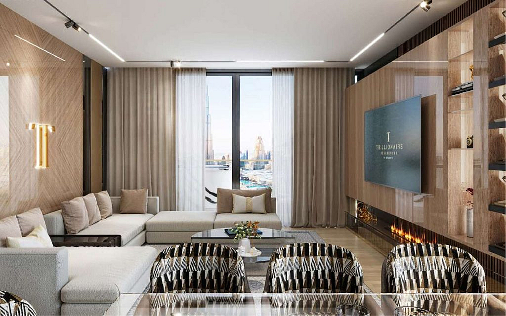 interior of Trillionaire Residences in Business Bay