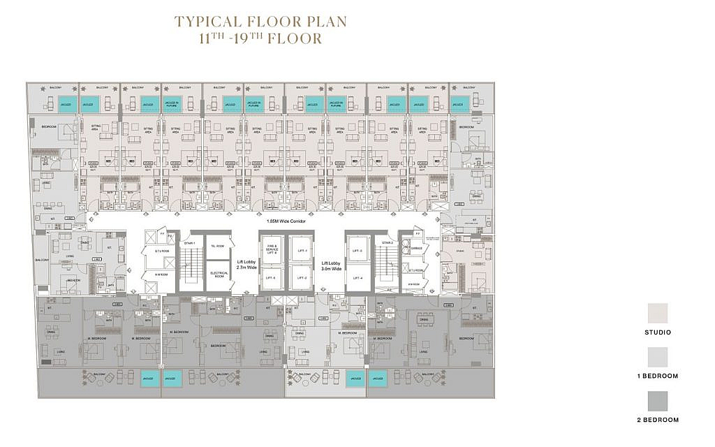 Trillionaire Residences master plan and floor plan