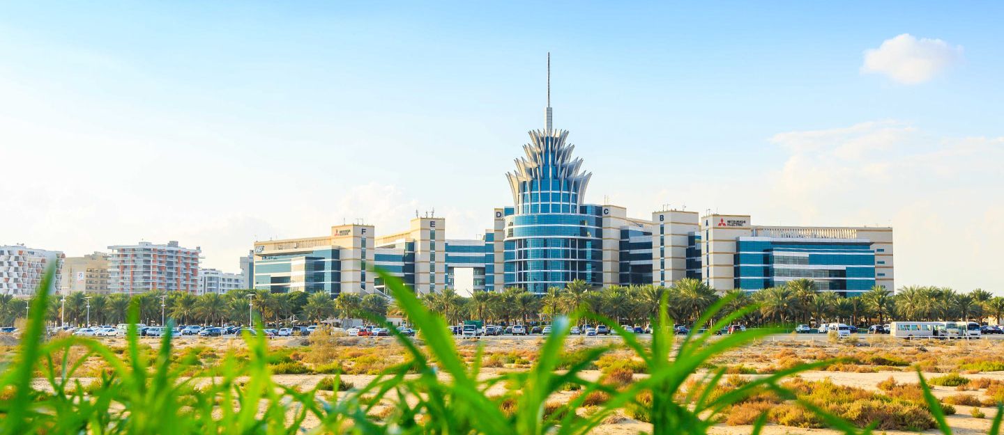 View of a Dubai Silicon Oasis building