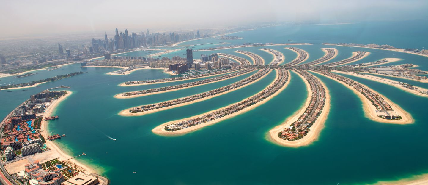 Detailed area overview for Palm Jebel Ali Dubai