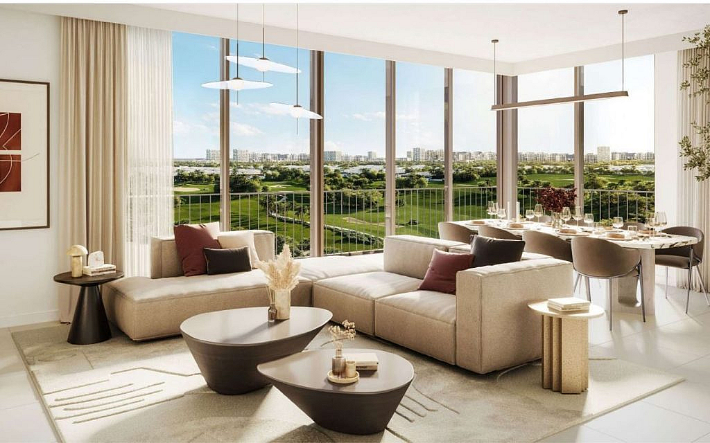 there are energy-efficient systems and thoughtfully landscaped parks in Golf Point In Emaar South Dubai