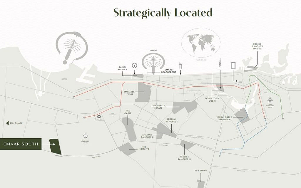 The golf point tower location is strategic and convenient 