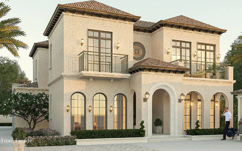 the villas in the project boast beautiful designs and spacious layouts