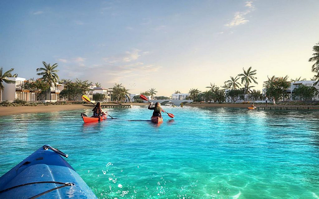 Ain Al Maha is home to numerous activities including kayak launch