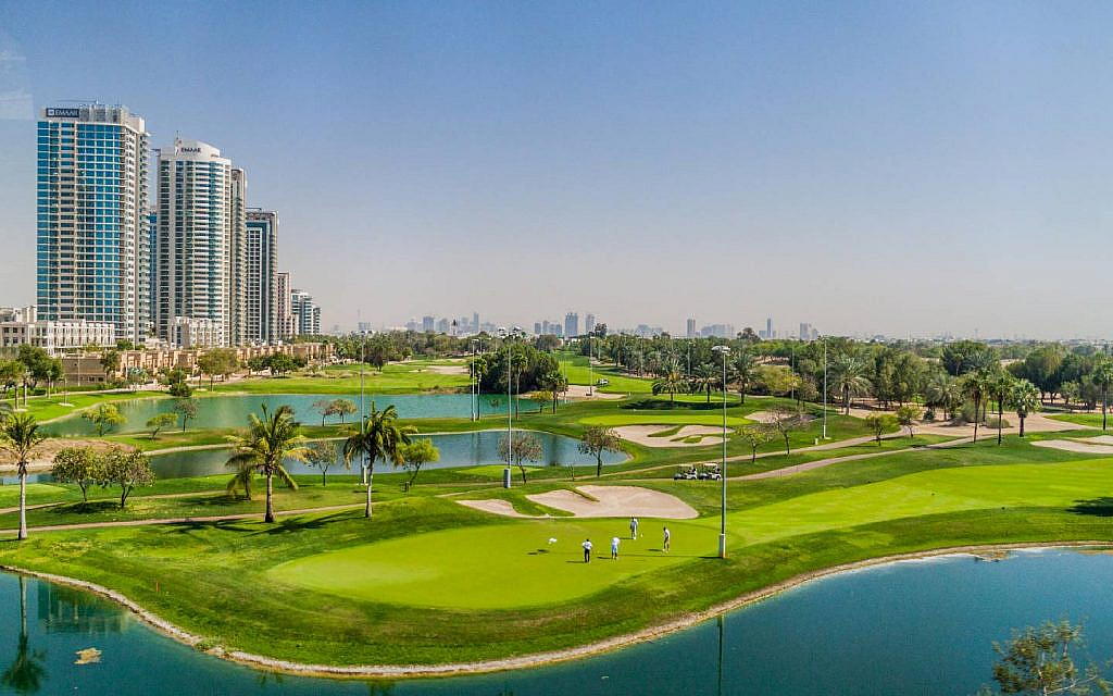Living in DAMAC Hills allows residents to use the Trump Golf Club