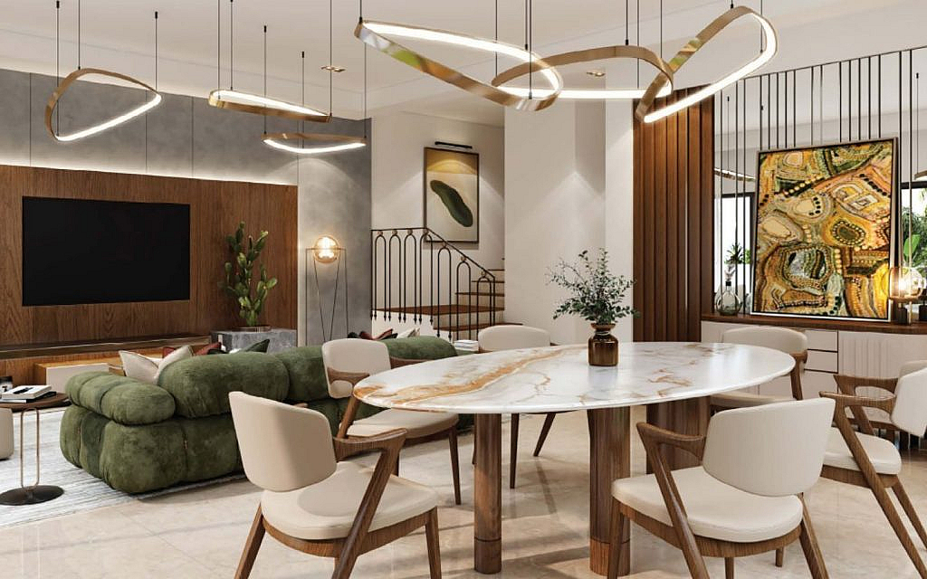 interior of DAMAC Sun City Dubailand townhouses