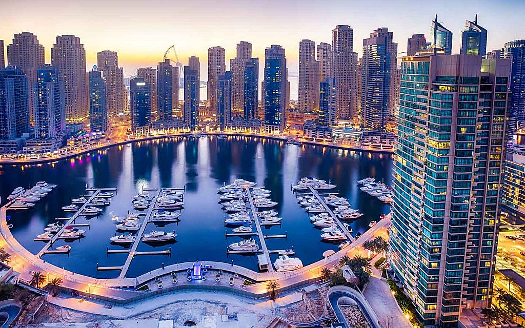 مباني سكنية في منطقة دبي مارينا