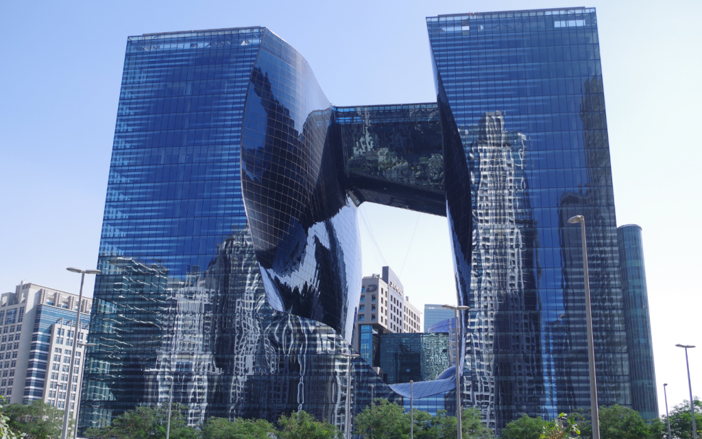The building of opus by Omniyat