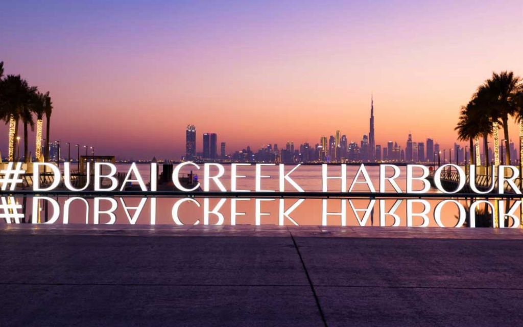 View of Dubai Creek harbour