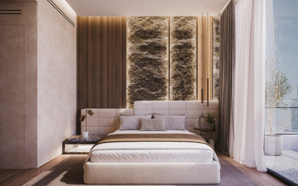 A bedroom in Allure Residences