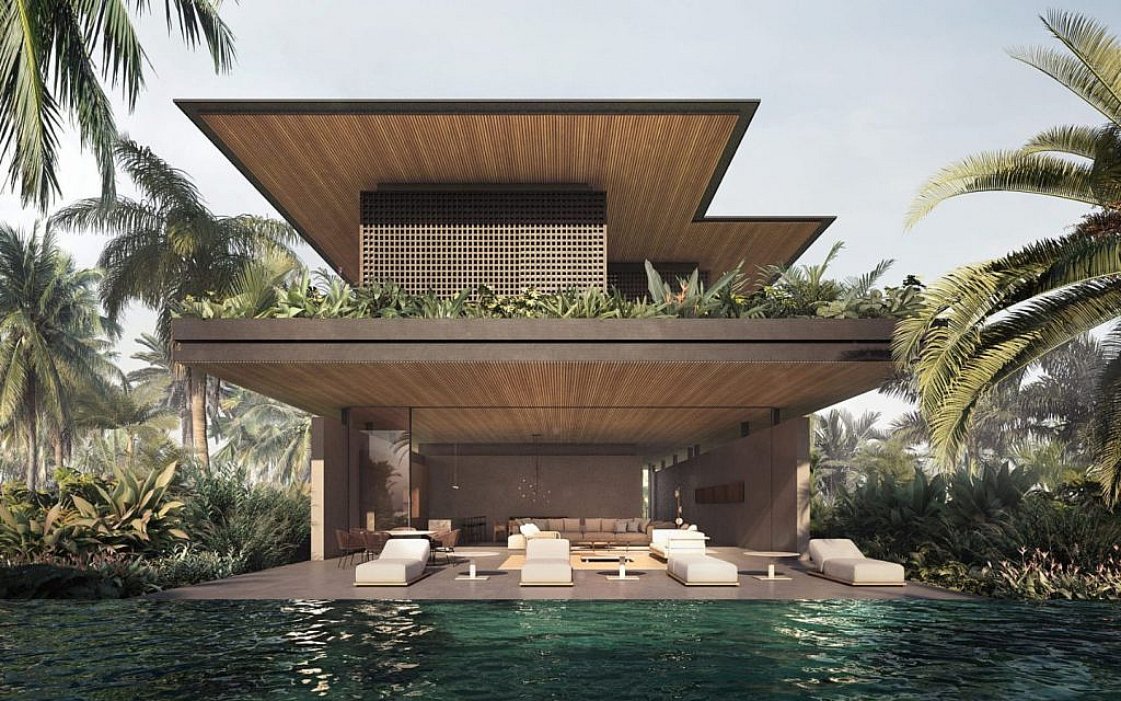 Sea Mirror is a luxury waterfront villa community in Jumeirah Bay Island