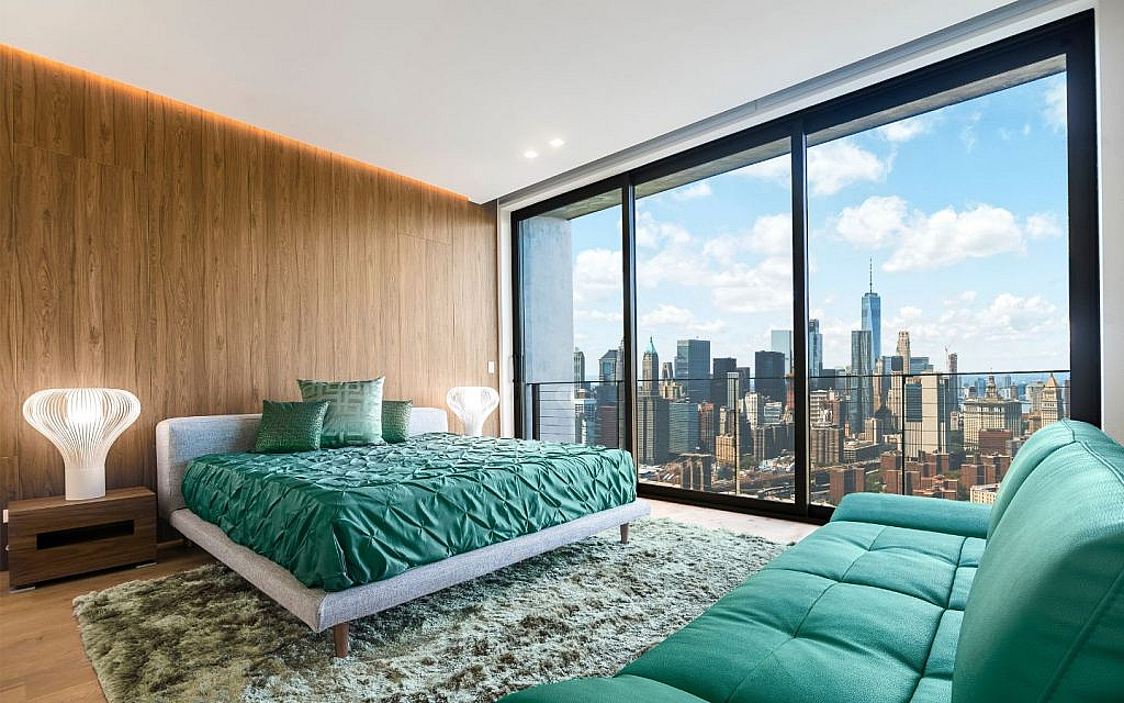 View from a window of a hotel apartment