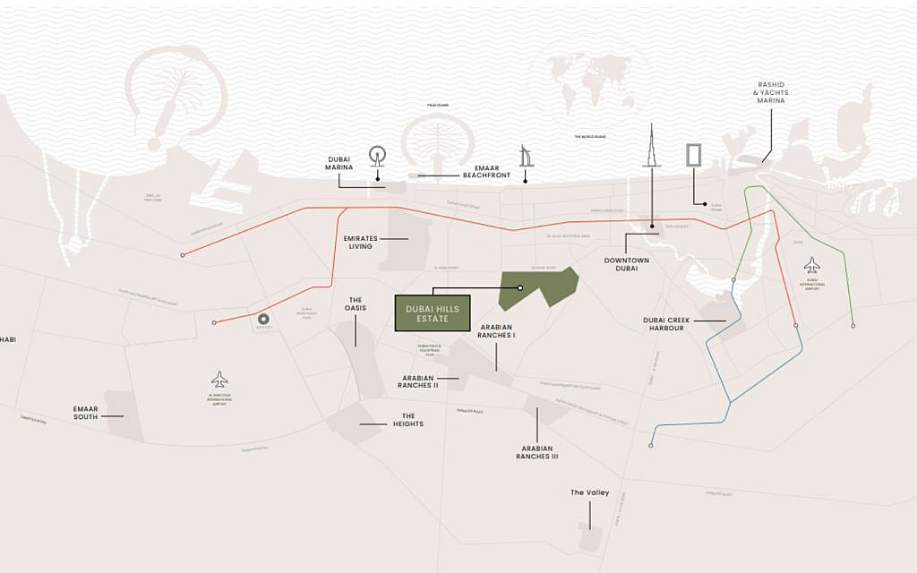 Golf Hillside Location and map