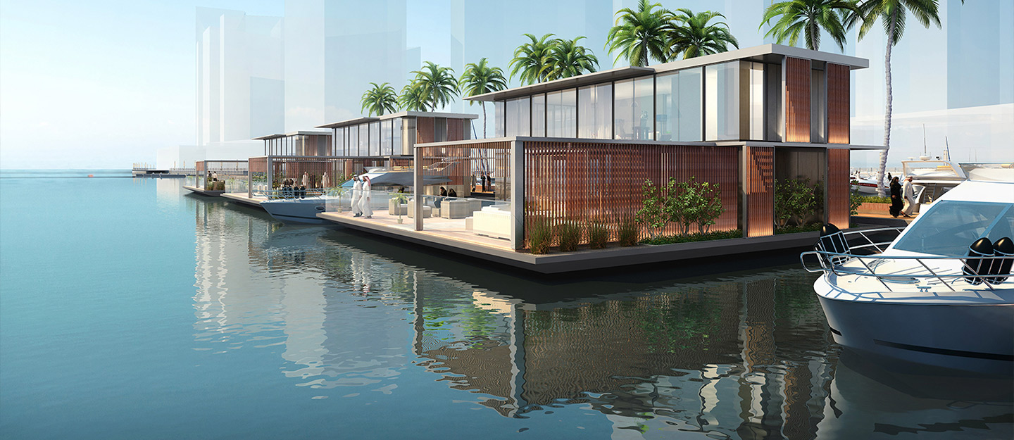 Marasi Floating Villas Business Bay dubai