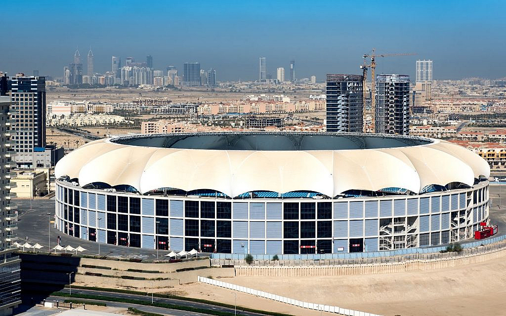 Dubai International Stadium is located 14 minutes away from DAMAC Lagoons