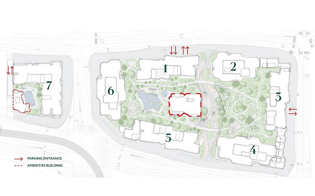 master plan of the off-plan community