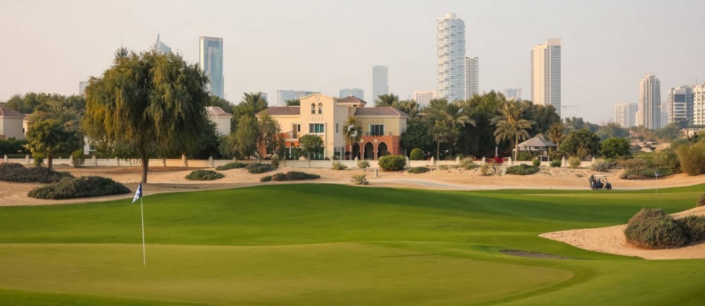 Golf field in Dubai