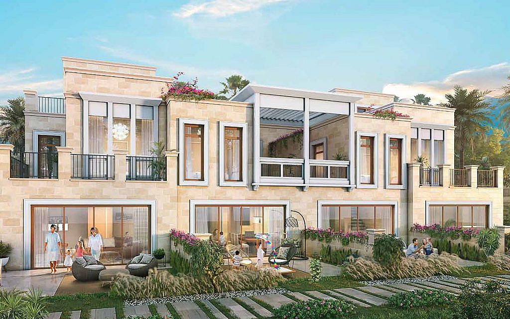 تصميم لمنازل تاون هاوس ضمن مجمع سكني متكامل