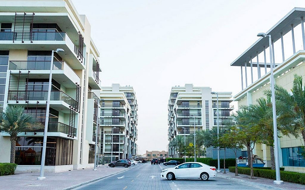 An apartment complex in Khalifa City Abu Dhabi