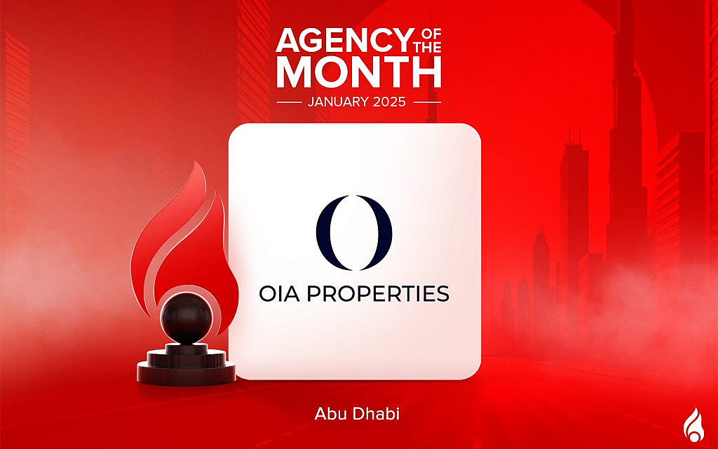 Agency of the month Abu dhabi January 2025 OIA Properties