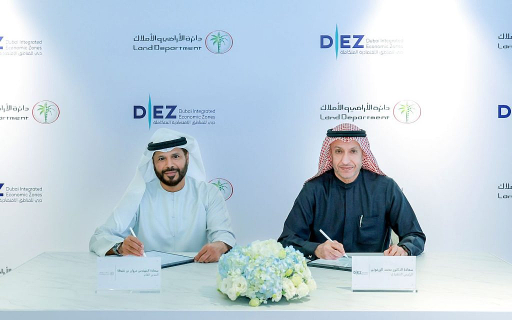 Dubai's DIEZ and DLD join forces to advance Proptech and aid emerging businesses.