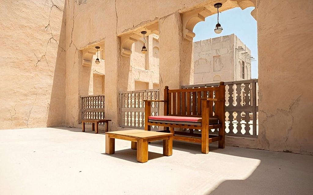 View of a historical area of Dubai