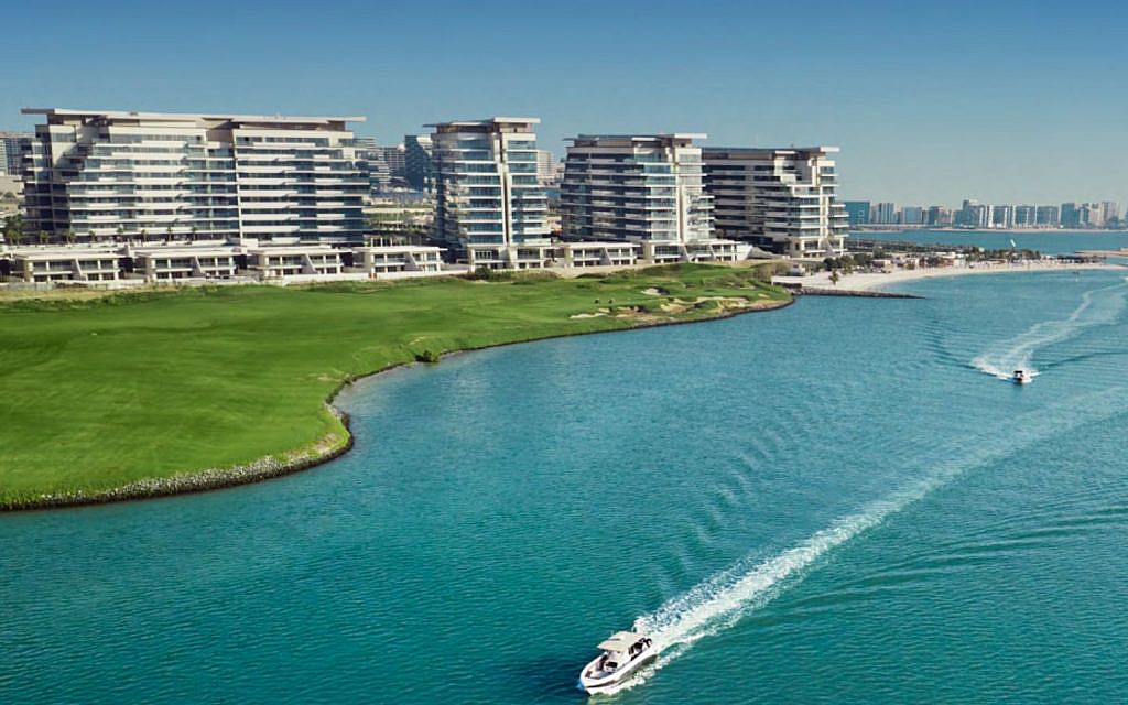 Yas Acres provides exquisite waterfront views to residents.
